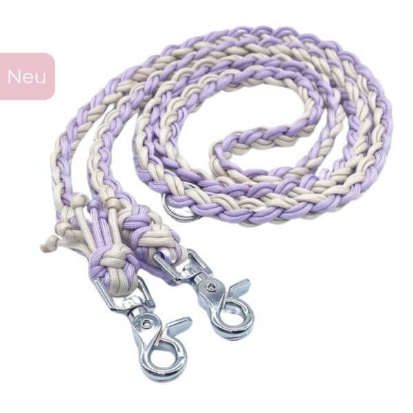 Paracord Hundeleine Lila neu
