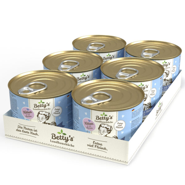 LHK Dosen 6x 200g Kitten mit Tray HuhnRind Kopie