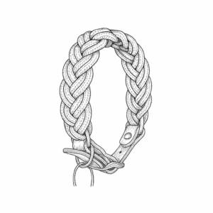 Geflochtenes Halsband
