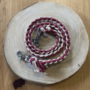 Paracord Hundeleine Rot