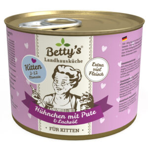 Betty`s Landhausküche für Kitten Hühnchen mit Pute 200g