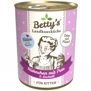 Betty`s Landhausküche für Kitten Hühnchen mit Pute 400g